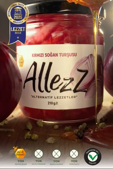 Allezz Kırmızı Soğan Turşusu - Resim 3