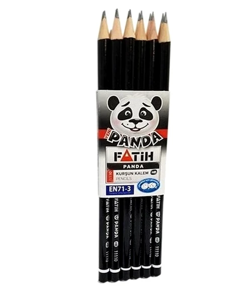 Fatih Kurşun Kalem Panda - 10 adet ürün görseli 1