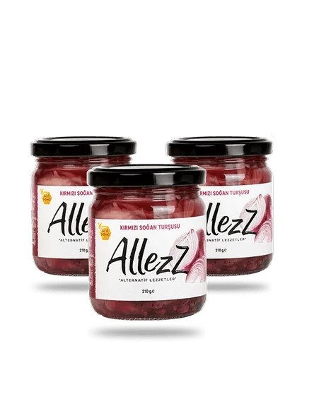 Allezz Kırmızı Soğan Turşusu - Resim 9