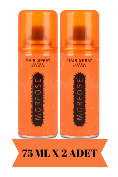 Morfose Ultra Strong Turuncu Sprey x2 Adet 75 ml ürün görseli 1