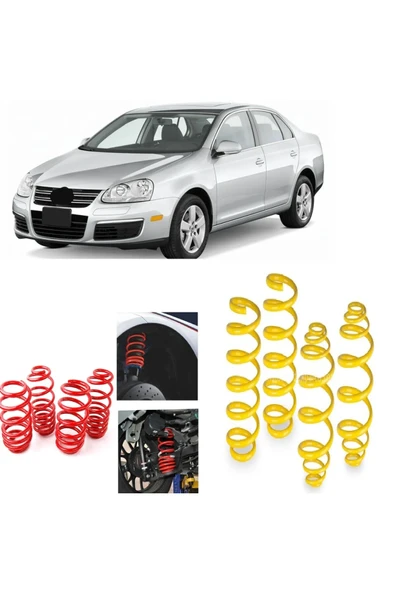 VW JETTA 2005-2010 UYUMLU MK5 APEXİ 4.5 CM HELEZON SPOR YAY ürün görseli 1