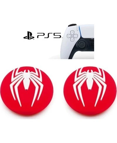 Ps5 Dualsense 1 Çift Kabartma örümcek Desenli Analog Başlığı ürün görseli 1