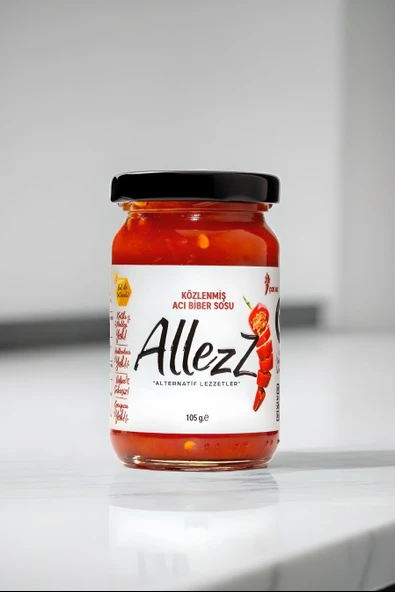 Allezz Közlenmiş Acı Biber Sosu - Çok Acı (Hot) ürün görseli 1