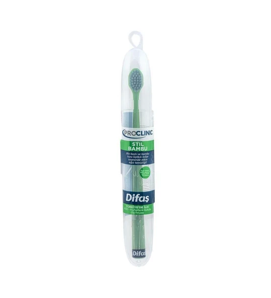 Difaş Pro Clinic Stıl Bambu Diş Fırçası ürün görseli 1