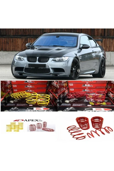 BMW E92 2006.2012 COUPE APEXİ Uyumlu 3.5 CM SPOR HELEZON YAY ürün görseli 1