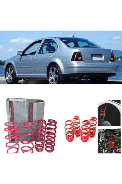 VW BORA 1998-2005 Uyumlu MK4 COİL-EX 3.5 CM SPOR HELEZON YAY ürün görseli 1