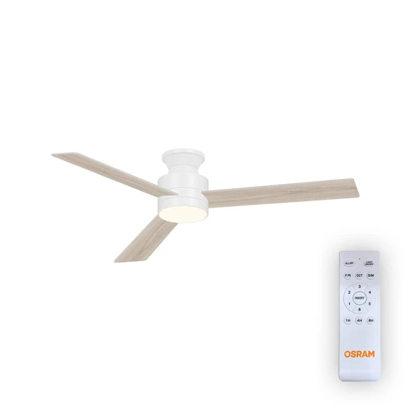 Osram Ceiling Blade Fan 18W 3 Kanatlı Beyaz Kumandalı Tavan Vantilatörü ürün görseli 1