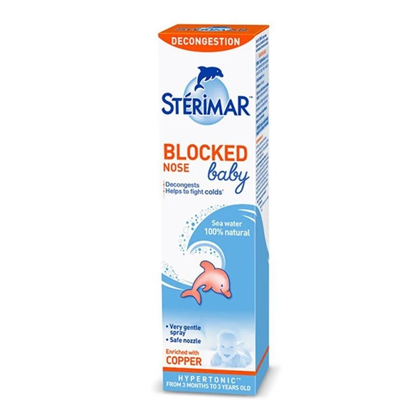 STERİMAR TIKALI BURUN HIPERTONIK BEBEK/COCUK BURUN SPREYI 50 ML LIK TUP ürün görseli 1