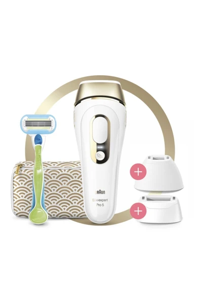 Braun Silk Expert PL5237 Yeni Nesil IPL 400.000 Atımlı 2 Başlıklı Tüy Alma Cihazı ürün görseli 1