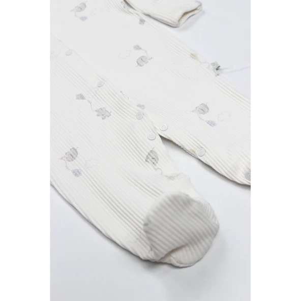 Bistyle Flying Elephant Tulum 15112 Ekru Gri - Resim 3