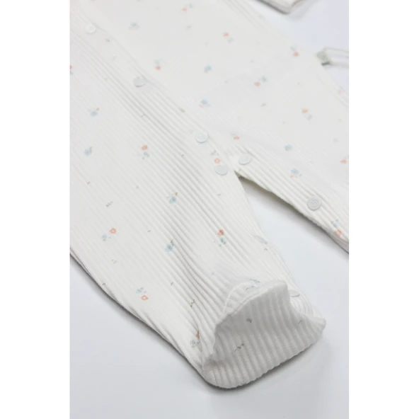 Bistyle Bloom White Tulum 15113 Ekru Gül Kurusu - Resim 3