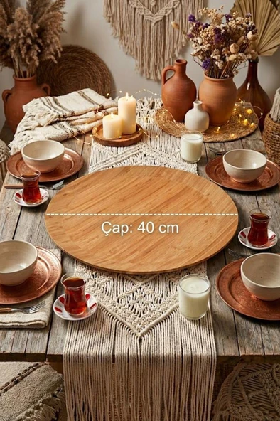 Bambum Bigpen - Yuvarlak Tabak - Resim 3