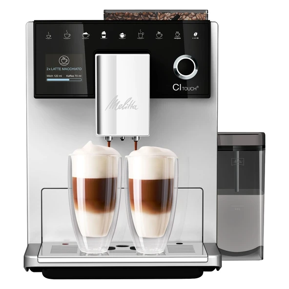 Melitta CI Touch Tam Otomatik Kahve Makinesi Gümüş ürün görseli 1
