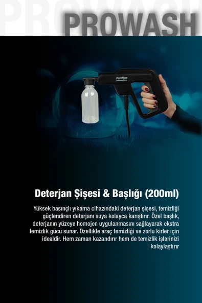 Fantom Prowash 150 W 25 Bar Basınçlı Yıkama Makinesi - Resim 7