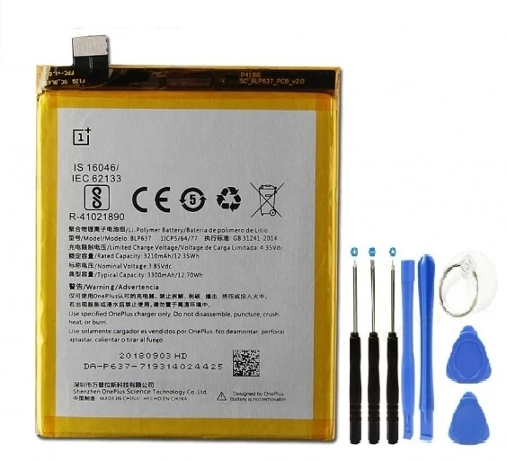 OnePlus 5 Pil Batarya + Tamir Seti BLP637 ürün görseli 1