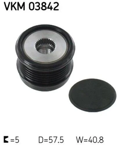 Skf Vkm03842 Alternatör Kasnağı W204 08-14 W205 14-w212 13-16 R172 16- A2741550215 ürün görseli 1