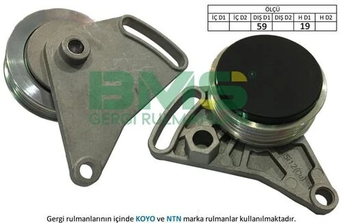Bms 217 ALTERNATÖR KASNAĞI RULMANLI KÜTÜKLÜ PASSAT A4 A6 1.6 1.8 20V 1.9T ürün görseli 1