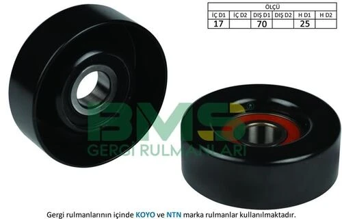 Bms 079 ALTERNATÖR KASNAĞI ESCORT FIESTA FOCUS KA 1.2 1.3 1.4 1.6 1.8 16V ürün görseli 1
