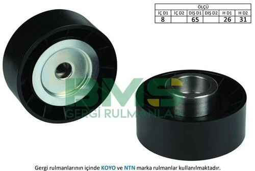 Bms 243 ALTERNATÖR KASNAĞI MONDEO III V184 01-07 TARNSIT V347 DUCATO BOXE ürün görseli 1