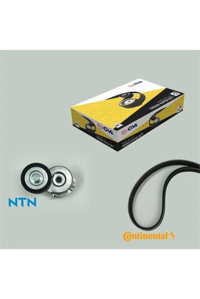 GVA 59A2928 Alternatör Gergi Seti Linea Punto Agila Astra H J Combo Corsa C D Merıva 1.3cdtı Jtd K02 ürün görseli 1