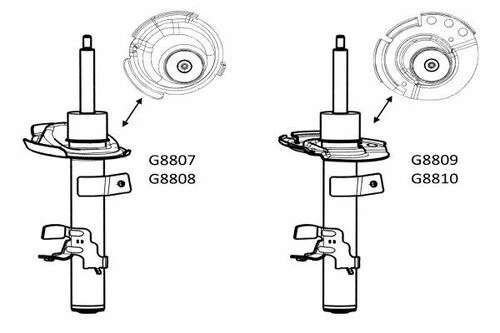 Monroe G8810 Om Amortisör Sol Kuga Iı 13-18 Cv6118k001dbb ürün görseli 1