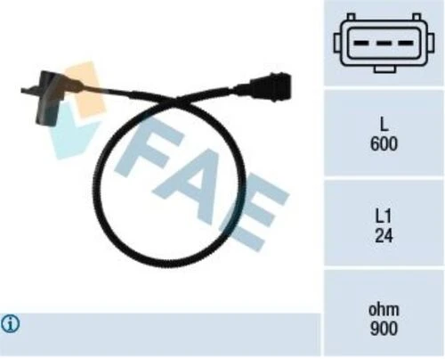 FAE 79011  MOTOR KRANK DEVİR SENSÖRÜ DUCATO 94-06- DAILY II 01-06 ürün görseli 1