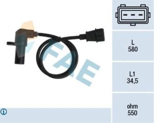 FAE 79075  KRANK DEVİR SENSÖRÜ ASTRA G X14XE X16XEL ürün görseli 1
