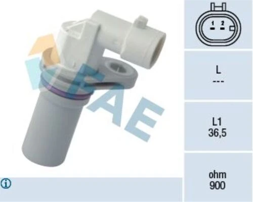 FAE 79170  KRANK DEVİR SENSÖRÜ GRİ 2 FISLI VECTRA C INSIGNIA ASTRA ürün görseli 1