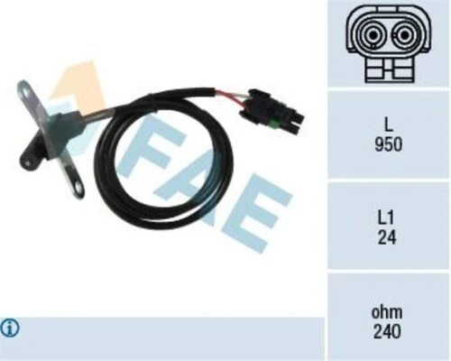 FAE 79026  KRANK MİLI SENSÖRÜ R5-R19-R21-R25-CLIO-ESPACE-EXPRESS-T ürün görseli 1