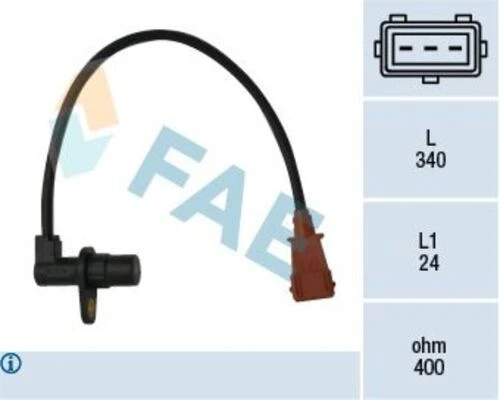 FAE 79033  KRANK MİLİ HIZ SENSÖRÜ JUMPER BOXER DUCATO 2.0 206 PAAR ürün görseli 1