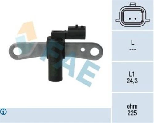 FAE 79327  KRANK MİLİ SENSÖRÜ LOGAN 1.2 16V 1.4MPI 1.6MPI ürün görseli 1