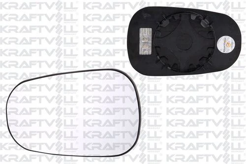 Kraftvoll 09080112  Dış Dikiz Ayna Camı Elektrikli Isıtmalı Convex Camlı Sağ-sol Clio I-ıı-scenic I 7701040255 ürün görseli 1