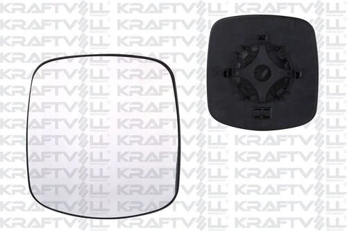 Kraftvoll 09080137  Dış Dikiz Ayna Camı Mekanik Convex Camlı Sağ-sol Kangoo Iıı 08- ürün görseli 1