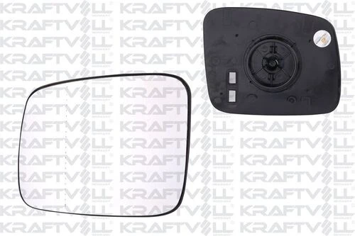 Kraftvoll 09080175  Dış Dikiz Ayna Camı Mekanik Sol Asferik Camlı Transporter T4 90-02 701857521p ürün görseli 1