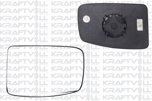 Kraftvoll 09080146  Dış Dikiz Ayna Camı Elektrikli Isıtmalı Convex Camlı Sağ Master Iıı 10- 963655132r ürün görseli 1
