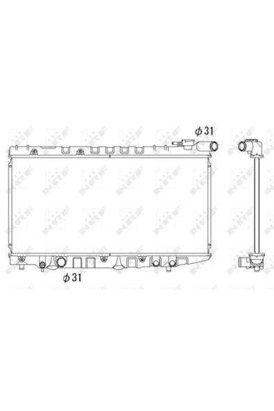 NRF 526712 MOTOR SU RADYATORU HYUNDAI ELANTRA 01- OTOMATIK 37764816 ürün görseli 1