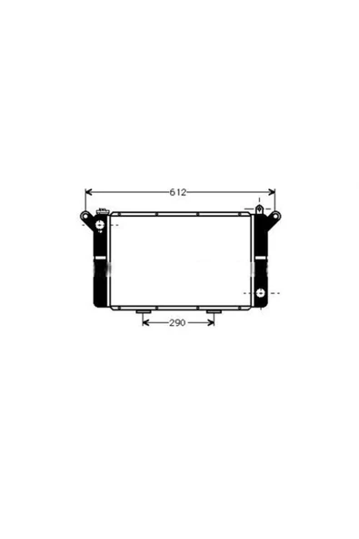 Ori BRN057026 MOTOR SU RADYATORU BRAZING R12 475X308X26 GENIS BORU TEK SIRA-S ürün görseli 1