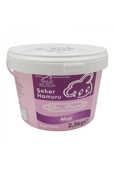 Dr.Paste Dr. Paste Şeker Hamuru 2.5 Kg. (MOR) ürün görseli 1