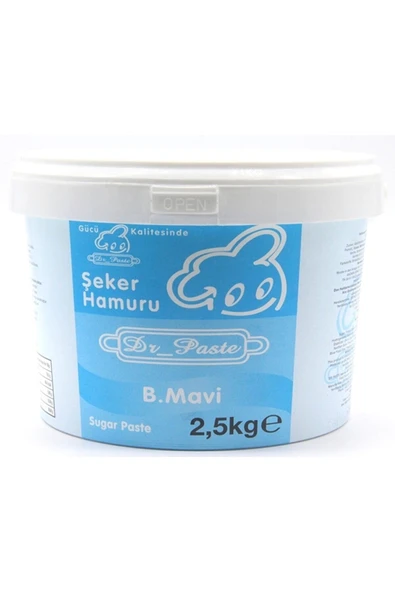 Dr.Paste Dr. Paste Şeker Hamuru 2.5 Kg. (BEBEK MAVİSİ) ürün görseli 1