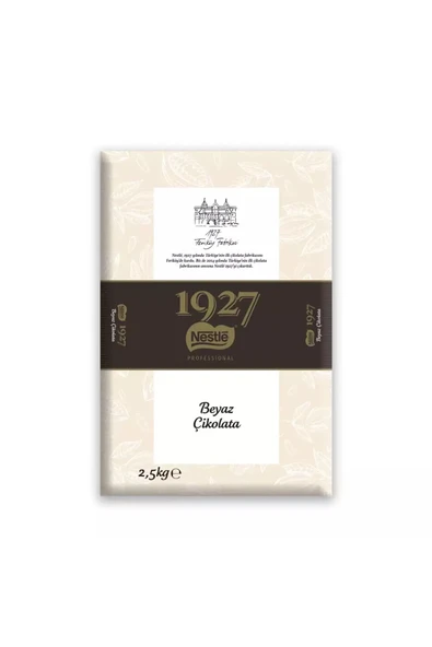 Nestle 1927 Beyaz Kuvertür 2,5kg ürün görseli 1