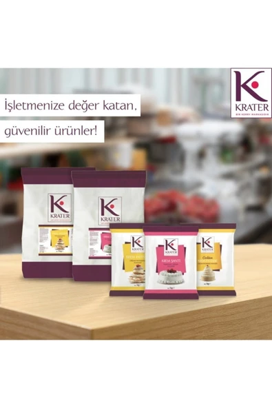 Krater Krem Patiseri (pasta Kreması) 1 Kg ürün görseli 1