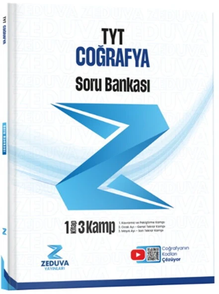 Zeduva Yayınları Coğrafyanın Kodları TYT Coğrafya 1 Kitap 3 Kamp Soru Bankası ürün görseli 1