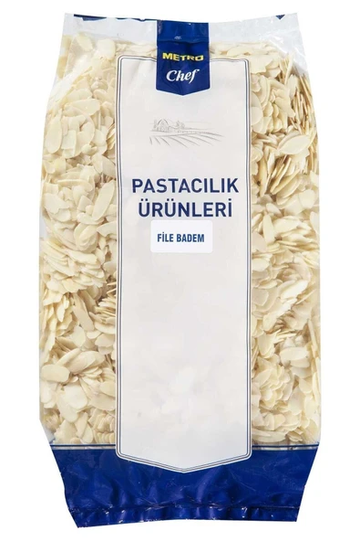 Metro Chef File Badem 1 KG Pastacılık Pasta Tatlı Şef Mutfak ürün görseli 1