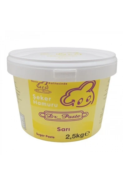 Dr.Paste Dr Paste Sarı Şeker Hamuru 2.5 Kg Jemce326 ürün görseli 1