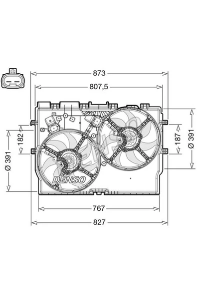 Denso DER09311 Fan Motoru Davlumbaz Ducato 2,3 14- ürün görseli 1