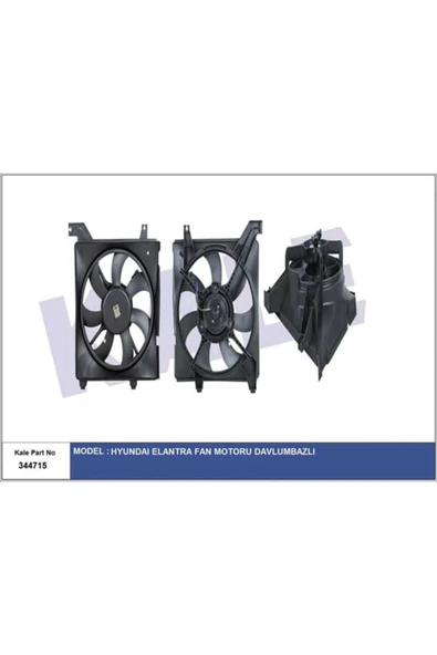 Kale 344715  FAN MOTORU DAVLUMBAZLI ELANTRA ürün görseli 1