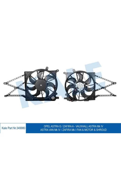 Kale 349980  FAN MOTORU + DAVLUMBAZ ASTRA G ürün görseli 1