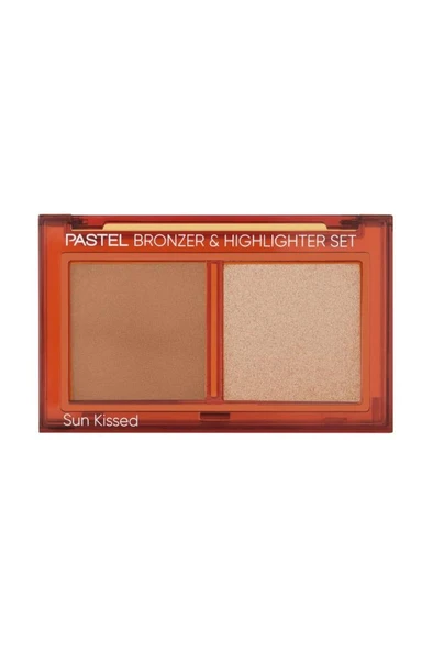 Pastel Bronzer&highlighter Set Sun Kissed - Bronzlaştırıcı Ve Aydınlatıcı 01 Natural Bronze & Soft Glow ürün görseli 1