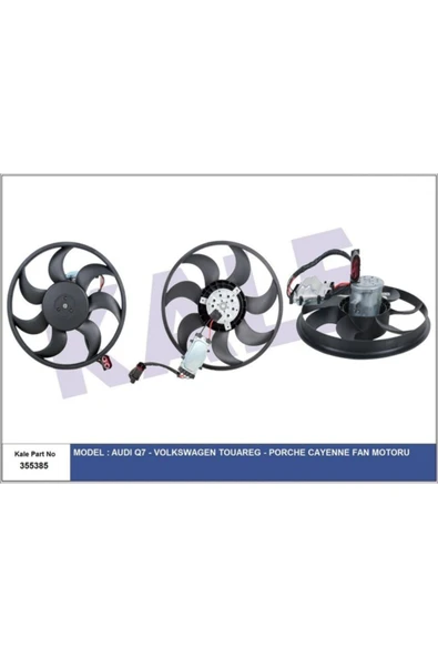 Kale 355385 Fan Motoraudı Q7-volkswagen Touareg-porche Cayenne Fan Motorklr- 7l0959455g 7l0959455a 7l09594 ürün görseli 1