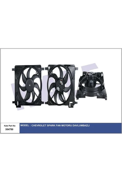 Kale 354750  FAN MOTORU (DAVLUMBAZLI) SPARK 1.0 1.2 10- ürün görseli 1